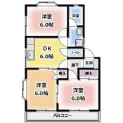 アップルハウスA棟の間取り画像