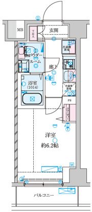GENOVIA南鳩ヶ谷の間取り画像