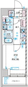 GENOVIA南鳩ヶ谷の間取り画像