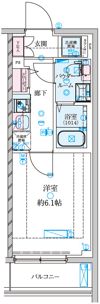 GENOVIA南鳩ヶ谷の間取り画像