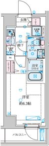 GENOVIA南鳩ヶ谷の間取り画像
