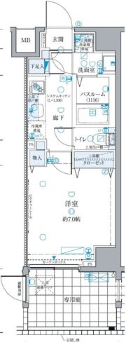 クレヴィスタ板橋西台Ⅲの間取り画像