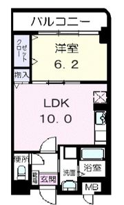 ラポール西大島 イーストの間取り画像