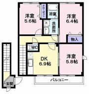 プリムローズ・21の間取り画像