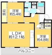 ヴィラナリー屋島4号棟の間取り画像