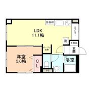 南マンションの間取り画像