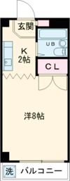 ハイツ 榎本の間取り画像