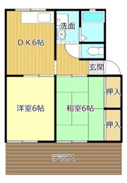 コスモス高丘の間取り画像