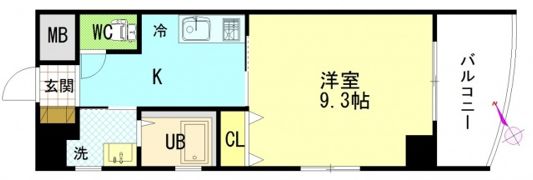 エルク中央の間取り画像
