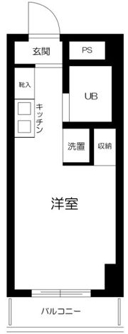 スカイコート川崎第2の間取り画像