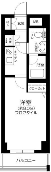 サンパレス田端壱番館の間取り画像