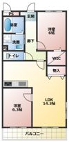 第2コーポ豊 303の間取り画像