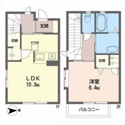 シャーメゾンKの間取り画像