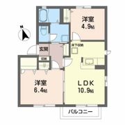 フレグランスBの間取り画像