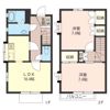 臼井テラスの間取り画像