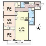 シャーメゾンMIIの間取り画像