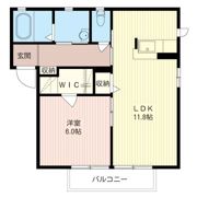 サニーフラットフジDの間取り画像