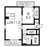 Anecis久後崎の間取り画像