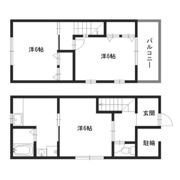 御立中貸家3の間取り画像