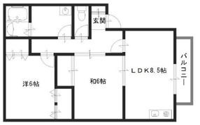 ハイカムールエレガンスの間取り画像