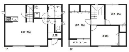 マハロ阿成植木Cの間取り画像