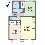 プレジール中島の間取り画像
