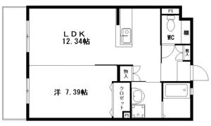 グランストーク西島の間取り画像