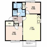 AXISHIRATA Aの間取り画像