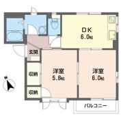 ディアスちごちご Bの間取り画像