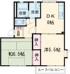 ハイツ昴 Cの間取り画像