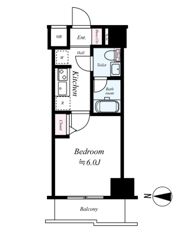 スパシエソリデ武蔵小杉の間取り画像