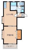 シルフィーコート白木原の間取り画像