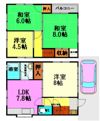 戸坂千足2丁目戸建ての間取り画像