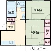 フレグランスHYATT Bの間取り画像