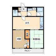 クリオ二俣川伍番館の間取り画像