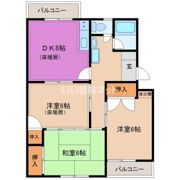 コンチネンタル布瀬Ⅰの間取り画像