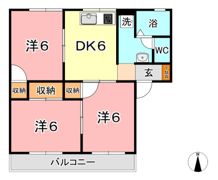 セジュールこめやの間取り画像