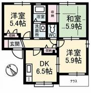 オリーブテラス B棟の間取り画像