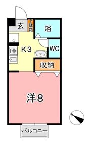 フラワー Cの間取り画像