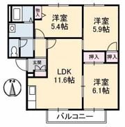 ファミールイワクラ A棟の間取り画像