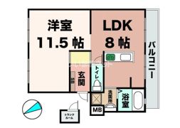 サンモール福田の間取り画像