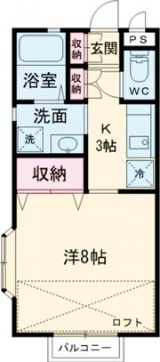 グリム鵠沼の間取り画像