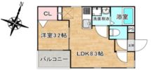 アパルトマン昭南町の間取り画像