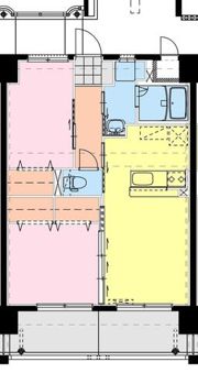 ヒカオプリンスマンションの間取り画像