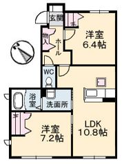 シャーメゾン坪生南の間取り画像