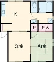 フレグランス高島Aの間取り画像