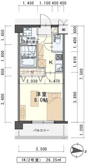 しゃとれ山手町の間取り画像