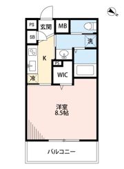 フェリーチェ新水前寺の間取り画像