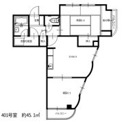 セクションⅡの間取り画像