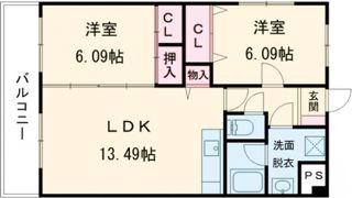 エスポアール弐番館の間取り画像